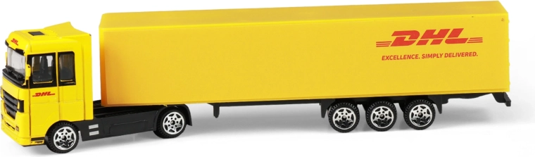 Φορτηγό με ρυμουλκούμενο DHL 19 cm