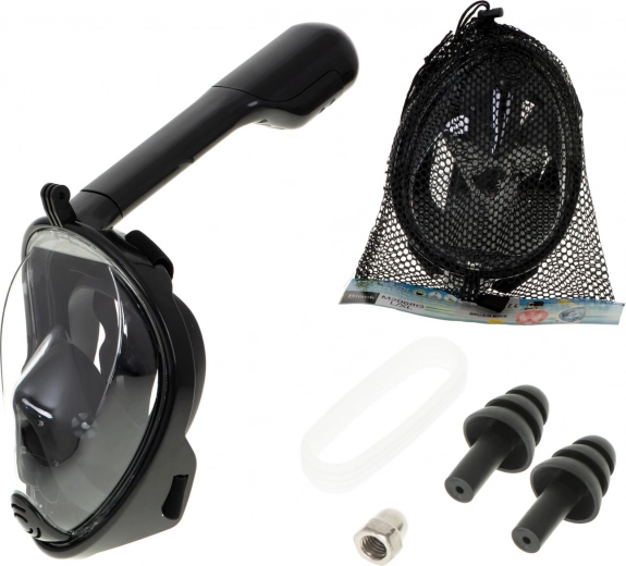 Ολοπροσωπική μάσκα snorkel L/XL μαύρη