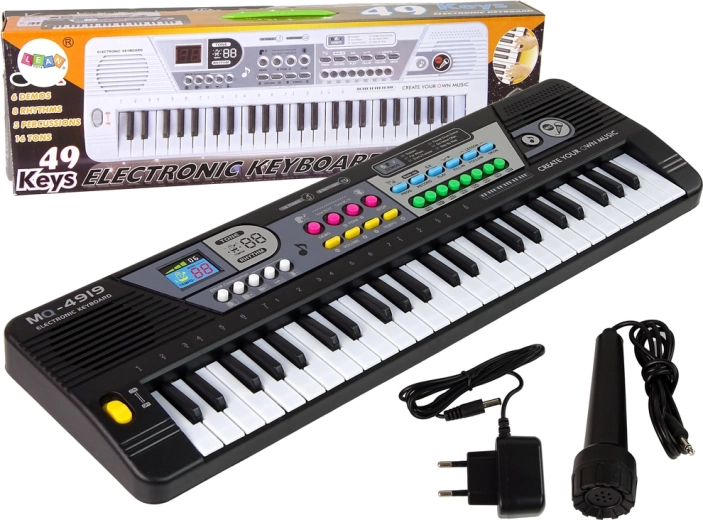Παιδικό ηλεκτρονικό keyboard με μικρόφωνο 49 πλήκτρων