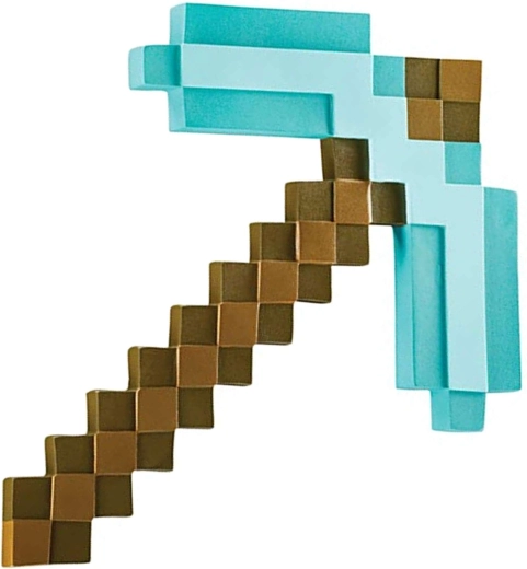 Διαμαντένια αξίνα MINECRAFT 41 cm – αποκριάτικο αξεσουάρ DISGUISE