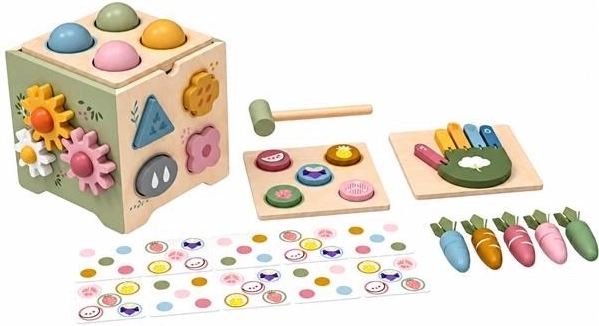 Ξύλινο κέντρο δραστηριοτήτων Montessori Baby Mix