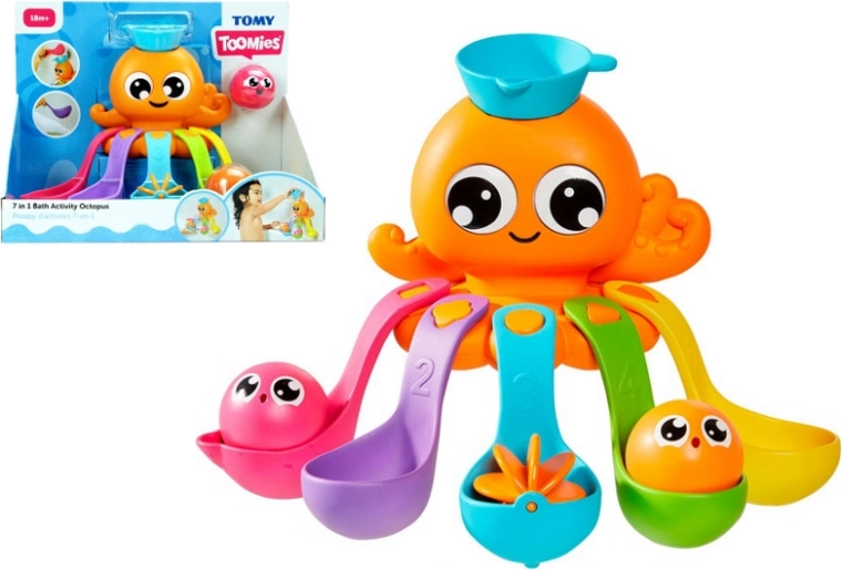 Tomy Toomies χταποδάκι μπάνιου 7 σε 1