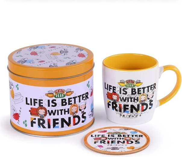 Δωροσετ μεταλλικό κουτί Friends – Life is Better