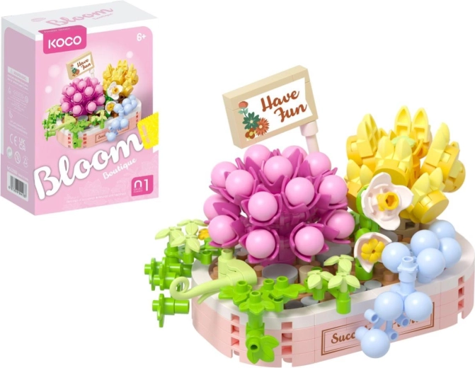 Μίνι κατασκευή KOCO Blessings of Succulents αρ. 1, 249 κομμάτια