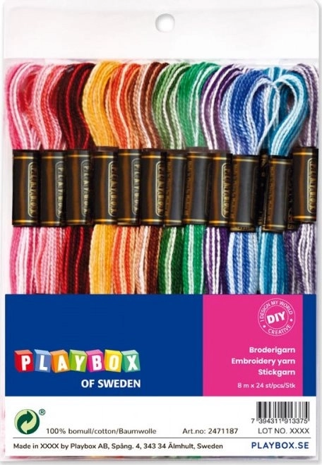 Playbox ουράνιες κλωστές 25 τεμ.
