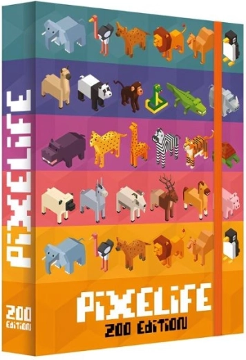 Κουτί για τετράδια A5 Jumbo MAX Pixelife Zoo edition - 1 τεμ.