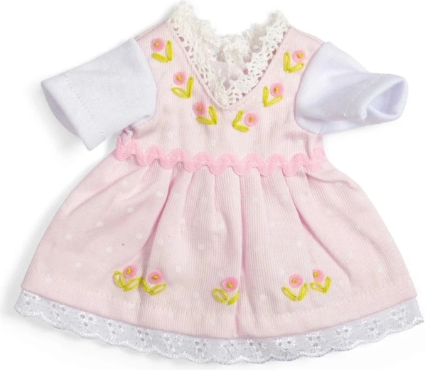Bigjigs Toys ροζ φόρεμα με λευκό μπλουζάκι για κούκλα 28 cm