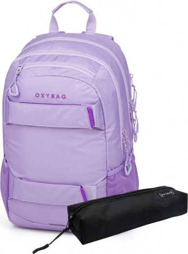 Σακίδιο και κασετίνα μαθητή OXY SPORT Violet