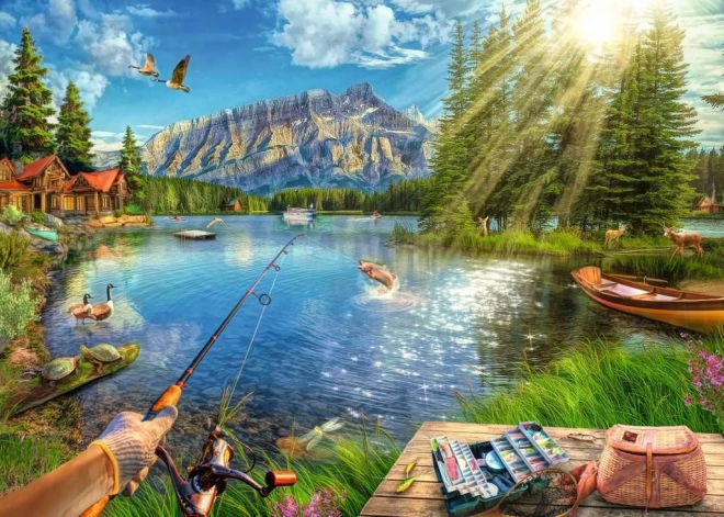 Παζλ RAVENSBURGER «Ζωή στη λίμνη» 1000 κομμάτια
