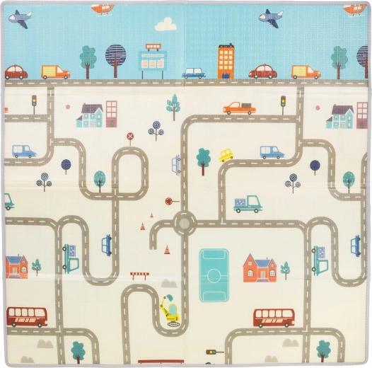 Chipolino παιδικό χαλάκι παιχνιδιού Πόλη 142 × 142 cm