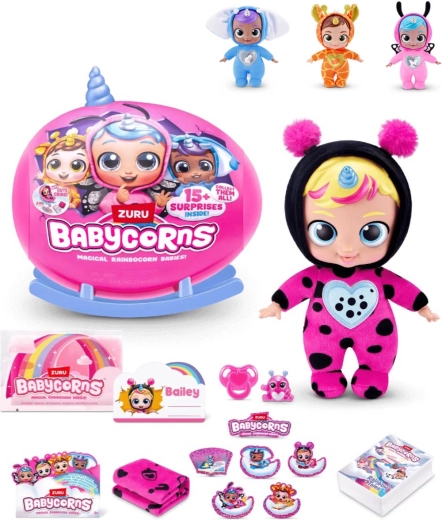 ZURU Rainbocorns Babycorns σειρά 1 μωράκι με αξεσουάρ (15+ εκπλήξεις) - 1 τεμάχιο