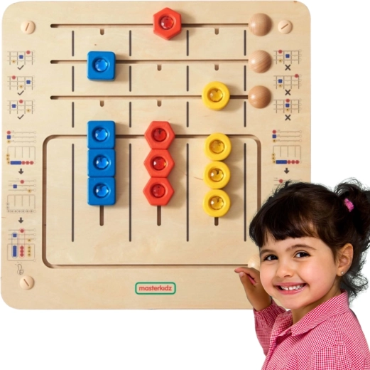 MASTERKIDZ Διαμαντένια επιφάνεια ταξινόμησης Montessori για τοίχο