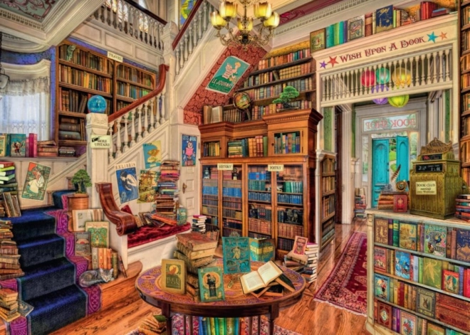 Παζλ Ravensburger The Fantasy Bookshop 1000 κομμάτια