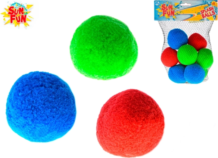 Sun Fun μπαλάκια για νερό 5 cm – σετ 6 τεμ. σε διχτάκι