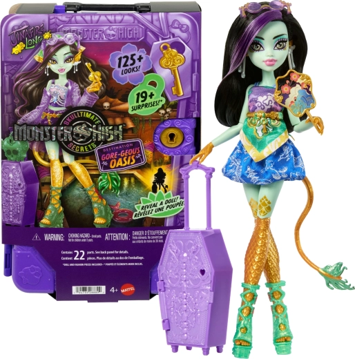 Monster High Jinafire Long ταξιδιωτικό σετ με εκπλήξεις 28 cm