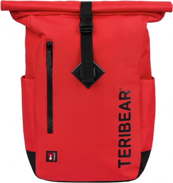 BAAGL σακίδιο πλάτης roll-top Teribear Κόκκινο
