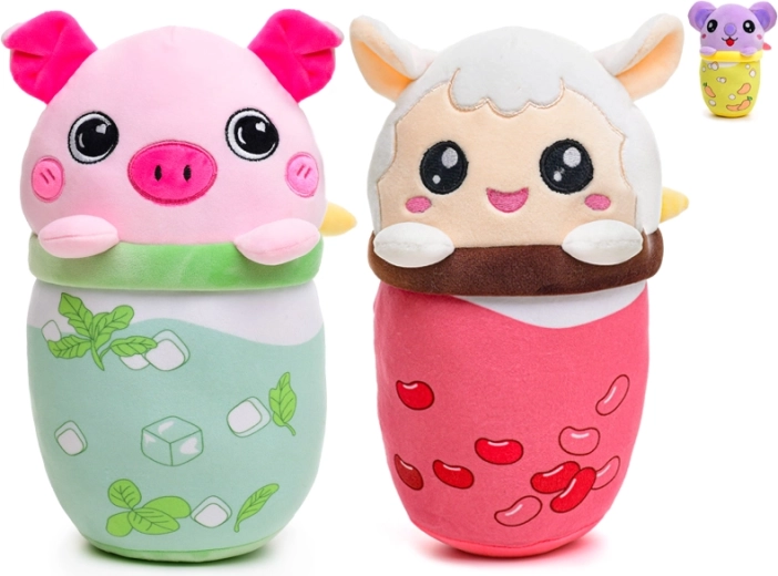 Λούτρινο παιχνίδι bubble tea ζωάκι 24 cm