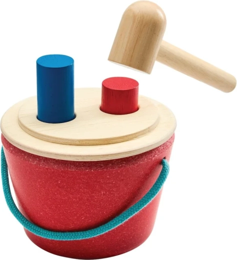 PlanToys κουτί σφυροκοπήματος – κύλινδροι