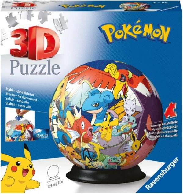 Ravensburger 3D παζλ Pokémon σφαίρα 72 κομματιών