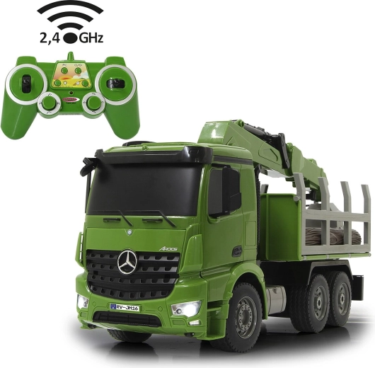 Jamara Mercedes-Benz Arocs RC φορτηγό δασικής υλοτομίας για μεταφορά ξυλείας 1:20, 2,4 GHz