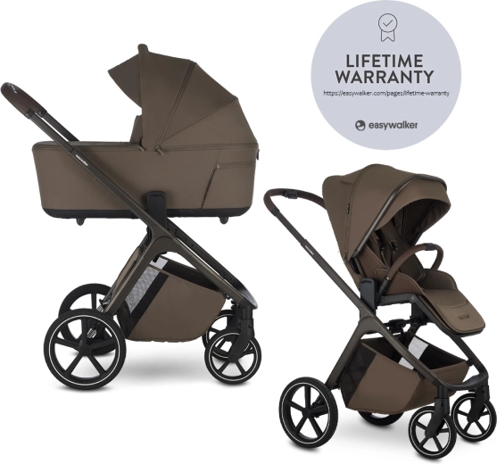 Συνδυαστικό καρότσι Easywalker Zoey Go chestnut brown
