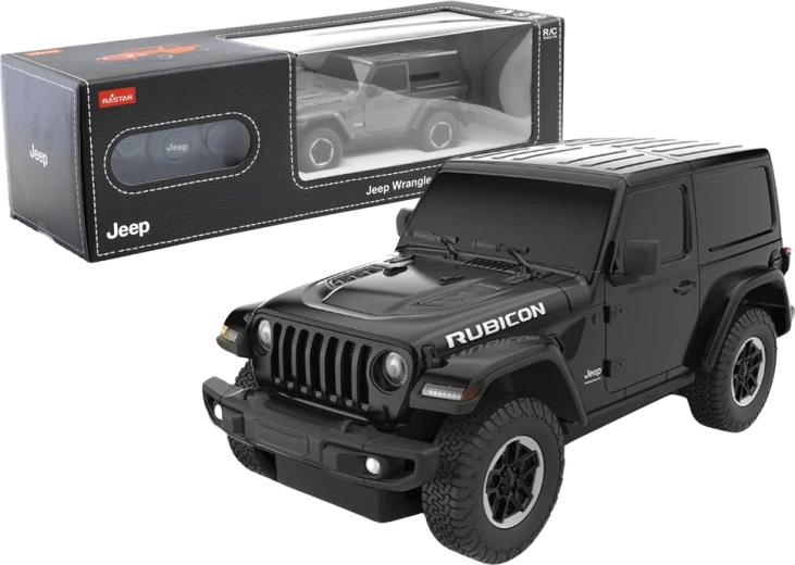 Αυτοκίνητο R/C 1:24 Jeep Wrangler JL Rubicon μαύρο