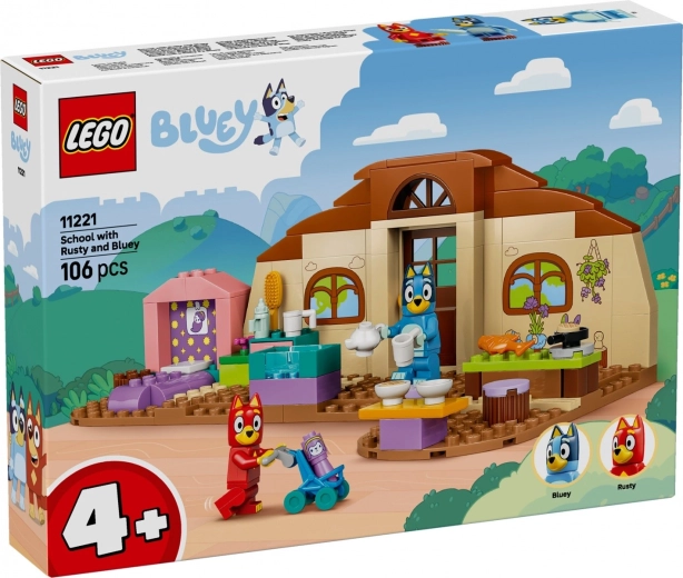 LEGO Bluey σχολείο με τον Rusty και τη Bluey