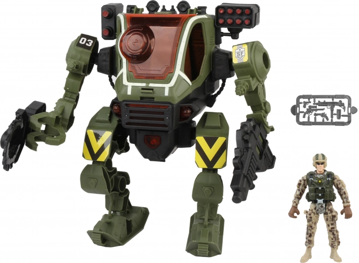 Πολεμικό ρομπότ mecha με εφέ 26 cm