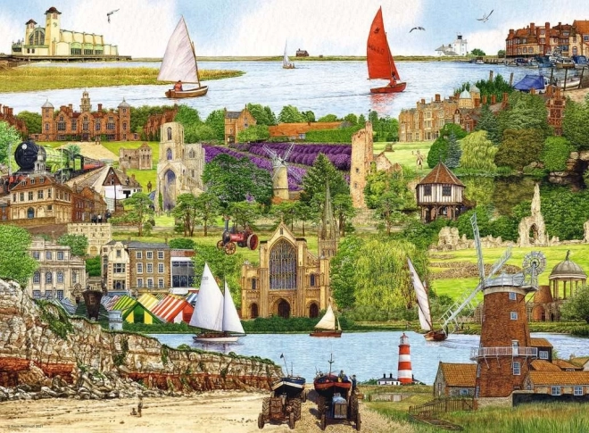 Παζλ Ravensburger Απόδραση στο Νόρφολκ 500 κομμάτια