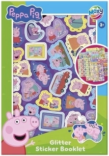 Αυτοκόλλητα Peppa Pig – γκλίτερ (8 φύλλα)