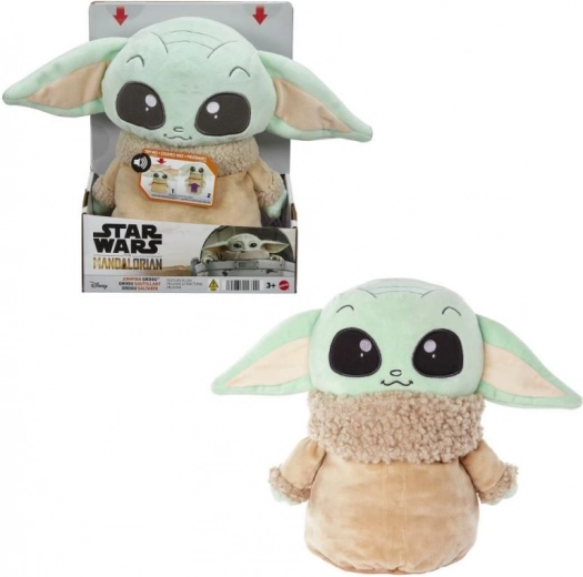 Πηδηχτό λούτρινο Grogu STAR WARS 28 cm