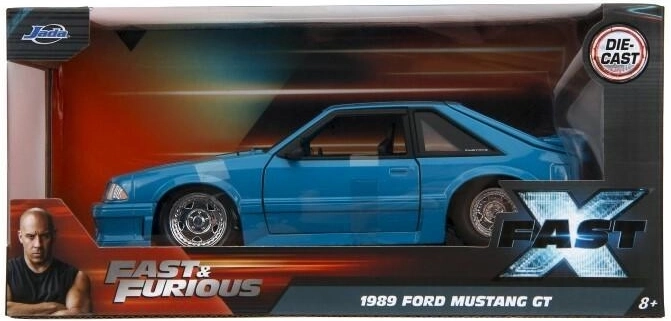 Jada Toys 1989 Ford Mustang GT 1:24 Fast & Furious 10 μεταλλικό μοντέλο