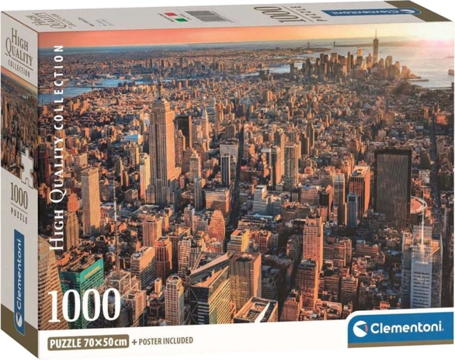 Παζλ CLEMENTONI Νέα Υόρκη – θέα στο Μανχάταν, 1000 κομμάτια