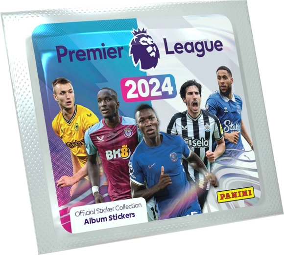 Συλλεκτικά αυτοκόλλητα Panini Premier League 2024 – φακελάκι 5 τεμ.