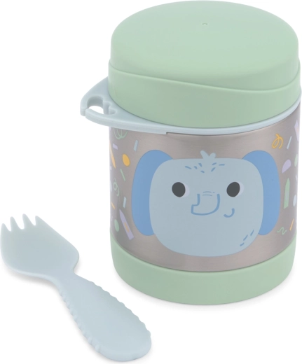 Skip Hop θερμός φαγητού με spork Besties Squad ελέφαντας