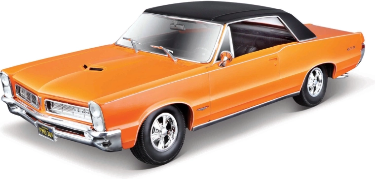 Maisto 1965 Pontiac GTO Hurst edition πορτοκαλί μοντέλο αυτοκινήτου 1:18