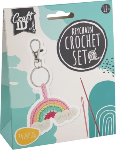 Πλεκτό μπρελόκ ουράνιο τόξο CRAFT ID