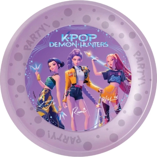 Επαναχρησιμοποιούμενα πιάτα Demon hunters 21 cm (4 τεμ.)