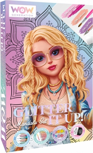 Δημιουργικό σετ Mandala Glitter