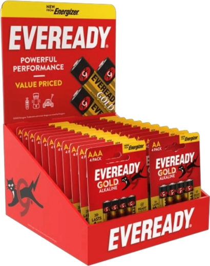 Energizer Eveready επιτραπέζια βάση προβολής για μπαταρίες AA/AAA