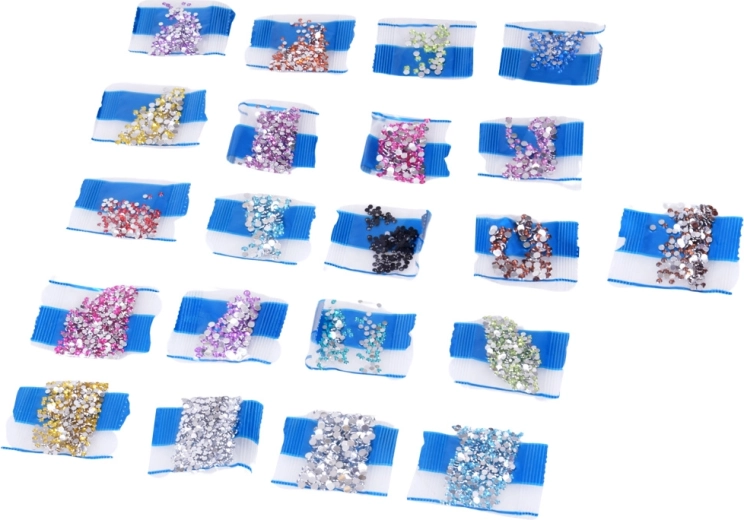 Λαμπερά πετραδάκια σε πολλά χρώματα