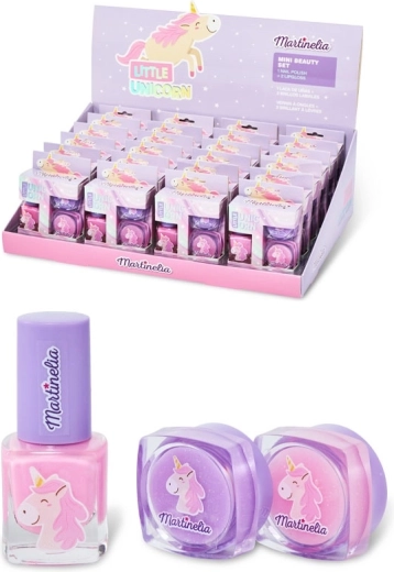 Martinelia μικρό σετ μονόκερος – lip gloss και βερνίκι νυχιών - 1 τεμάχιο