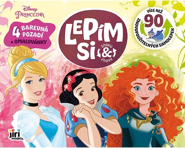 Πριγκίπισσες Disney – επαναχρησιμοποιούμενα στατικά αυτοκόλλητα και ζωγραφική
