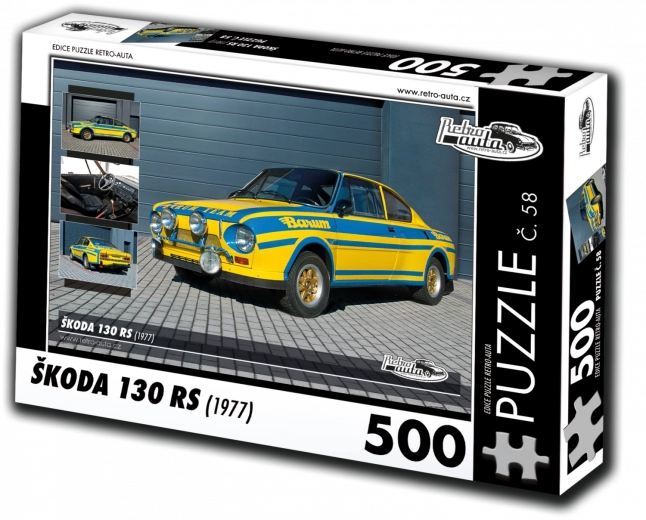 Ρετρό-αυτοκίνητα παζλ Škoda 130 RS 500 κομμάτια