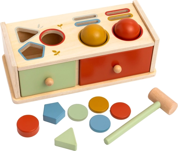 2Kids Toys σφυροκόπτης και παιχνίδι τοποθέτησης σχημάτων με συρτάρια