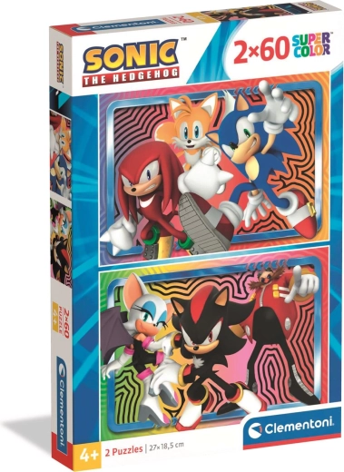Παζλ Clementoni 2×60 SONIC THE HEDGEHOG