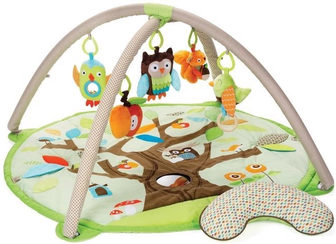 SKIP HOP χαλάκι δραστηριοτήτων με αψίδα Treetop Friends, 5 παιχνίδια και μαξιλαράκι