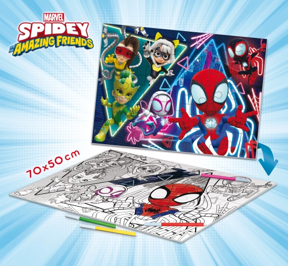 Spider-man Spidey Maxi επιδαπέδιο παζλ 70x50 cm