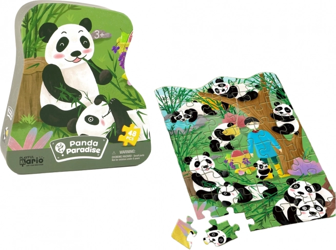 Παζλ Panda Δάσος Μπαμπού 48 Κομμάτια