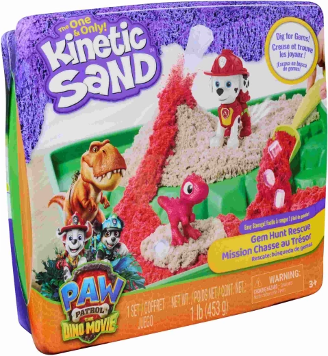 Kinetic Sand Σετ δεινοσαύρων Paw Patrol με φιγούρα του Marshall